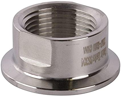Adaptador Acero Inoxidable Clamp por NPT